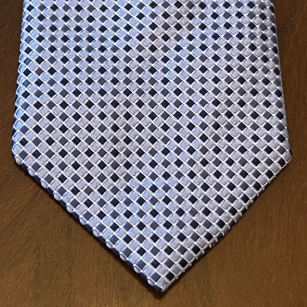Tommy Hilfiger Blue 100% Silk Men’s Neck Tie Made In China
